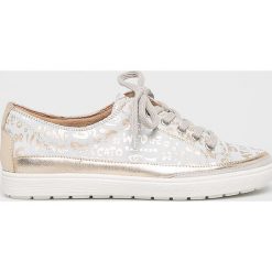 Caprice - Buty. Szare buty sportowe damskie Caprice, ze skóry, sportowe. W wyprzedaży za 129,90 zł.