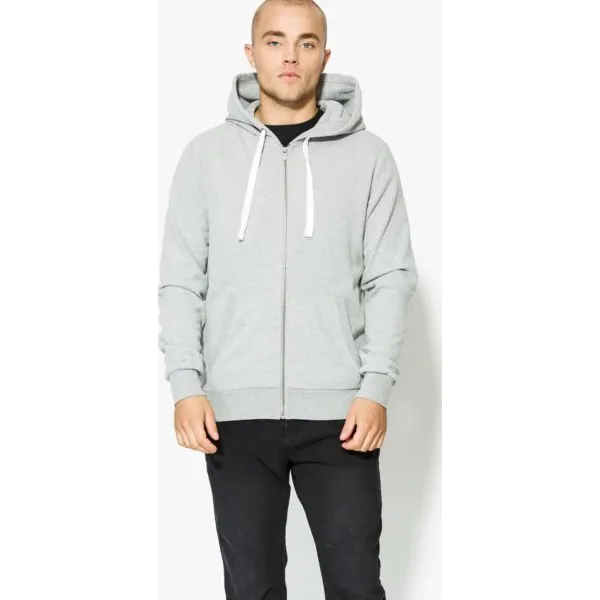 Confront Bluza Isaac , szary, rozmiar XL. Szare bluzy męskie Confront, xl, bez wzorów, z bawełny, klasyczne, z kapturem, bez rękawów, z kapturem. W wyprzedaży za 47,99 zł.