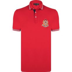 Koszulki polo: Koszulka polo „Grain” w kolorze czerwonym