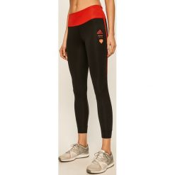 Adidas Performance - Legginsy. Czarne spodnie damskie adidas Performance, s, z nadrukiem, z elastanu. Za 199,90 zł.