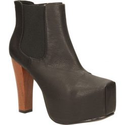 BOTKI CASU K823. Szare botki damskie Casu, bez obcasa, bez zapięcia. Za 49,99 zł.