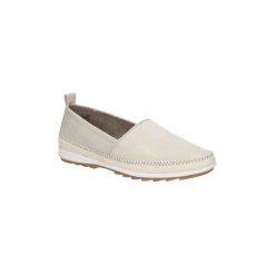 Espadryle Jana Półbuty z nubuku 8-24605-28. Szare espadryle damskie marki Jana, bez wzorów, z nubiku, bez obcasa. Za 149,99 zł.