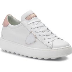 Sneakersy PHILIPPE MODEL - Madeleine VBLD V024 Blanc Rose. Białe półbuty damskie Philippe Model, ze skóry. Za 1229,00 zł.