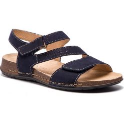 Sandały LASOCKI - WI21-CORSA-04 Cobalt Blue. Niebieskie klapki damskie Lasocki, bez wzorów, ze skóry, bez obcasa. Za 99,99 zł.
