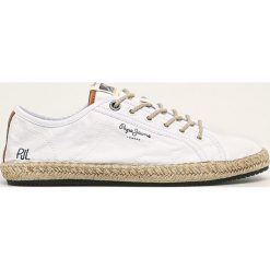 Pepe Jeans - Tenisówki Tourist Island. Niebieskie trampki męskie Pepe Jeans, bez wzorów, z jeansu, na sznurówki. Za 279,90 zł.