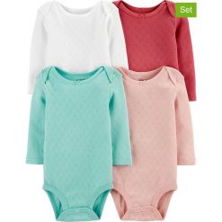 Body (4 szt.) w różnych kolorach. Body niemowlęce Carter's. W wyprzedaży za 62,95 zł.