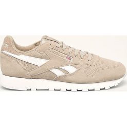 Reebok - Buty Cl Leather. Brązowe sneakersy męskie Reebok, bez zapięcia. W wyprzedaży za 299,90 zł.