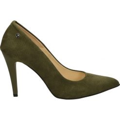 Czółenka - 3900-22 PU KH. Szare czółenka zamszowe Venezia. Za 179,00 zł.
