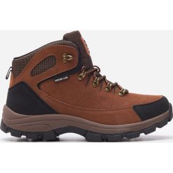 Skórzane buty trekkingowe - Brązowy. Pomarańczowe buty trekkingowe męskie House, bez zapięcia. W wyprzedaży za 159,99 zł.