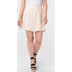 Vero Moda Olea Spódnica Beżowy. Brązowe spódniczki damskie Vero Moda, m, z haftami, z bawełny. Za 109,95 zł.