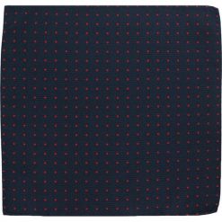 Elegancka Poszetka - Alties - w Czerwone Grochy, Granatowa POSZALTTANIA0034. Niebieskie poszetki męskie Alties, w grochy, z materiału, eleganckie. Za 16,90 zł.