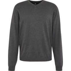 Finshley & Harding - Sweter męski z dodatkiem kaszmiru, szary. Szare swetry klasyczne męskie marki Finshley & Harding, m, z aplikacjami, z bawełny. Za 229,95 zł.