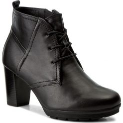 Botki CAPRICE - 9-25252-29 Black Nappa 022. Czarne buty zimowe damskie marki Caprice, ze skóry ekologicznej, na obcasie. W wyprzedaży za 239,00 zł.