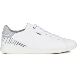 Geox Kennet Tenisówki Biały. Białe trampki męskie Geox, bez wzorów, ze skóry, bez zapięcia. Za 516,95 zł.