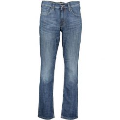 Dżinsy "Washington" - Slim fit - w kolorze niebieskim. Niebieskie jeansy męskie Mustang Men, m, w paski, klasyczne. W wyprzedaży za 153,95 zł.