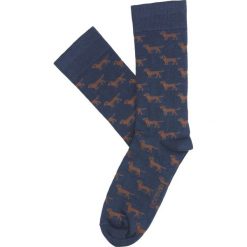 Skarpety dogs granatowy 0001. Niebieskie skarpetki męskie Recman. Za 19,00 zł.