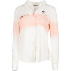 Desigual koszula damska Lana M kremowy. Białe koszule damskie Desigual, m, bez wzorów, z materiału, bez kołnierzyka, bez rękawów. W wyprzedaży za 169,00 zł.