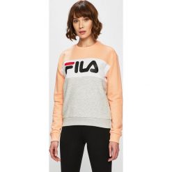 Fila - Bluza. Szare bluzy damskie Fila, s, z nadrukiem, z bawełny, bez rękawów, bez kaptura. Za 299,90 zł.