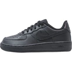 Nike Sportswear AIR FORCE 1 Tenisówki i Trampki noir. Czarne trampki dziewczęce Nike Sportswear, ze skóry. W wyprzedaży za 194,65 zł.