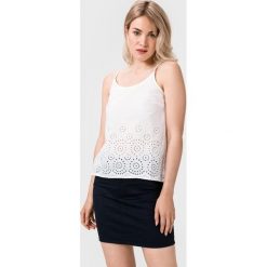 Vero Moda Halo Podkoszulek Biały. Białe podkoszulki damskie Vero Moda, m, bez wzorów, z bawełny, bez rękawów. Za 109,95 zł.