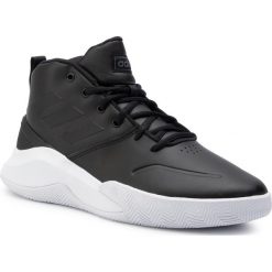 Buty adidas - Ownthegame EE9638 Cblack/Cblack/Ngtmet. Czarne buty sportowe męskie Adidas, na co dzień, bez wzorów, ze skóry, bez zapięcia. Za 269,00 zł.