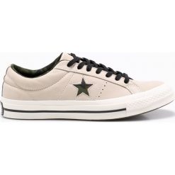 Converse - Tenisówki. Białe tenisówki męskie marki Converse, ze skóry, na sznurówki. W wyprzedaży za 299,90 zł.