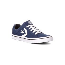 CONVERSE C155065 Gates. Niebieskie trampki męskie Converse, bez wzorów, ze skóry ekologicznej, bez zapięcia. Za 199,99 zł.