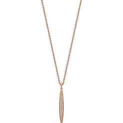 Naszyjniki damskie: Pozłacany naszyjnik z zawieszką – dł. 80 cm