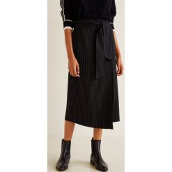Mango - Spódnica. Czarne spódniczki damskie marki Mango, s, z elastanu, midi. Za 139,90 zł.