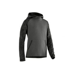 Bluza 500 Gym. Niebieskie bluzy chłopięce rozpinane DOMYOS, z kapturem. Za 44,99 zł.