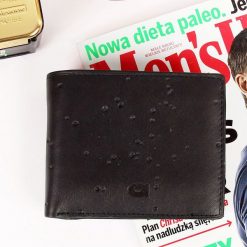 Portfel skórzany DAAG Alive P-02 czarny - Czarny. Czarne portfele męskie daag, bez wzorów, ze skóry. Za 154,99 zł.