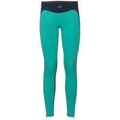 Spodnie dresowe damskie: Odlo Spodnie damskie Tights HIKE C/O turkusowe r. S (527641)