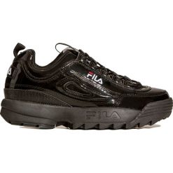 Buty FILA DISRUPTOR P LOW. Czarne buty sportowe damskie Fila, bez wzorów, ze skóry ekologicznej, sportowe. W wyprzedaży za 322,00 zł.