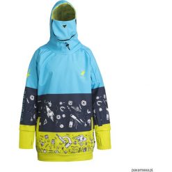 Genius damska bluza z apreturą hydrofobową. Niebieskie bluzy damskie Pakamera, bez wzorów, bez rękawów, z kapturem. Za 399,00 zł.