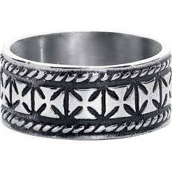 EtNox Iron Crosses Pierścień srebrny. Szare sygnety męskie marki etNox, srebrne. Za 42,90 zł.