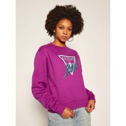 Bluza Guess W0BQ00 K68I0. Fioletowe bluzy damskie Guess, s, z aplikacjami, bez rękawów, bez kaptura. Za 369,00 zł.
