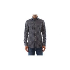 Koszule z długim rękawem G-Star Raw D03691 A731 CORE SHIRT. Niebieskie koszule męskie G-Star RAW, s, bez wzorów, retro, bez kołnierzyka, z długim rękawem. Za 226,30 zł.