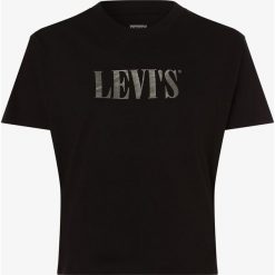 Levi's - T-shirt damski, czarny. Czarne t-shirty damskie Levi's®, s, z nadrukiem, bez kołnierzyka. Za 129,95 zł.