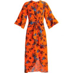 Długie sukienki: Topshop FLORAL KNOT Długa sukienka orange