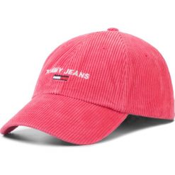Czapka z daszkiem TOMMY JEANS - Tjw Sport Cap Corduroy AW0AW07228 XAV. Różowe czapki damskie Tommy Jeans, bez wzorów, z bawełny. Za 159,00 zł.