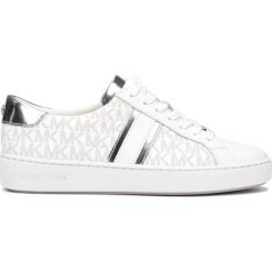 Michael Kors Irving Stripe Tenisówki Biały. Białe trampki i tenisówki damskie Michael Kors, bez wzorów, ze skóry, bez zapięcia. Za 659,95 zł.