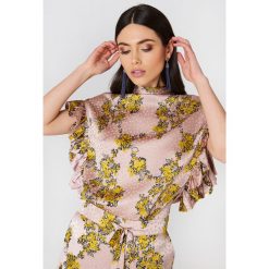 Kolczyki damskie: NA-KD Accessories Kolczyki chwosty z kolorowych koralików – Purple
