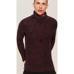 Melanżowy sweter - Bordowy. Czerwone swetry klasyczne męskie House, l. Za 99,99 zł.
