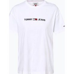Tommy Jeans - T-shirt damski, czarny. Czarne t-shirty damskie marki Tommy Jeans, s, bez wzorów, z jeansu, bez kołnierzyka. Za 179,95 zł.