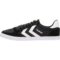 Hummel SLIMMER STADIL Tenisówki i Trampki black/white. Czarne trampki męskie Hummel, ze skóry. Za 249,00 zł.