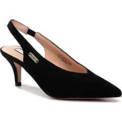 Sandały PEPE JEANS - Comers PLS10386 Black 999. Czarne klapki damskie Pepe Jeans, z aplikacjami, z jeansu, bez obcasa, na obcasie. W wyprzedaży za 299,00 zł.