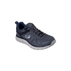 Buty Skechers TRACK-SCLORIC 52631. Szare trampki męskie Skechers, bez wzorów, bez zapięcia. Za 228,41 zł.