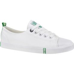 Big Star Shoes GG274006. Białe trampki i tenisówki damskie BIG STAR, bez wzorów, ze skóry, bez zapięcia. W wyprzedaży za 119,99 zł.