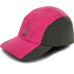 Czapka z daszkiem SALOMON - Xt Compact Cap 400453 10 G0 Pink Yarrow. Szare czapki damskie marki Salomon, z poliesteru. Za 99,00 zł.