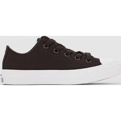 Trampki CTAS II Kids. Czarne buty sportowe dziewczęce Converse, na sznurówki. Za 176,36 zł.